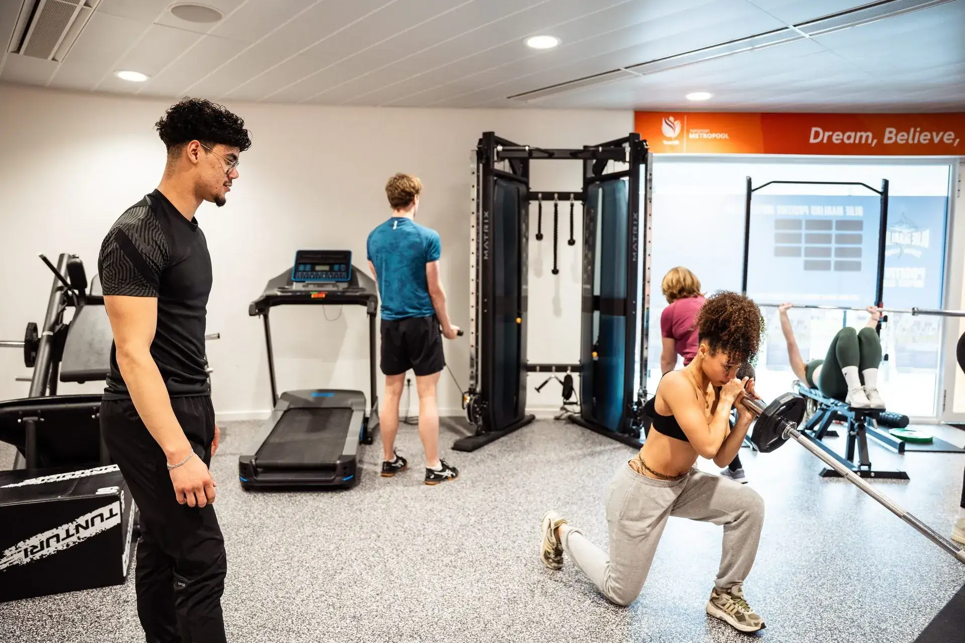 Trainen bij Fysiotherapie Nagtzaam